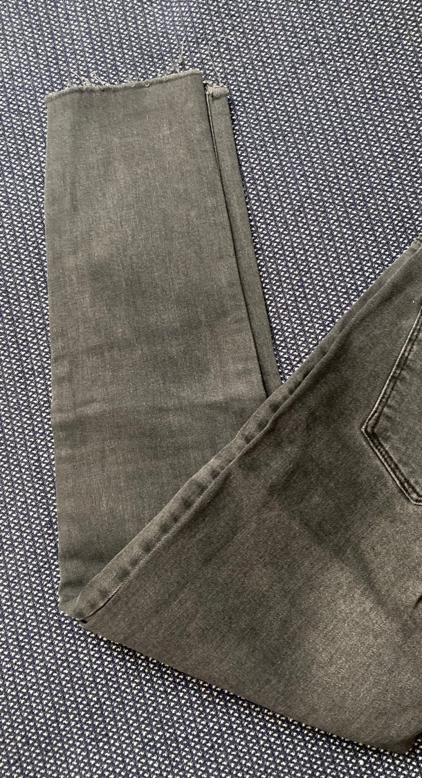 Gri  Denim Pantolon - Görsel 4