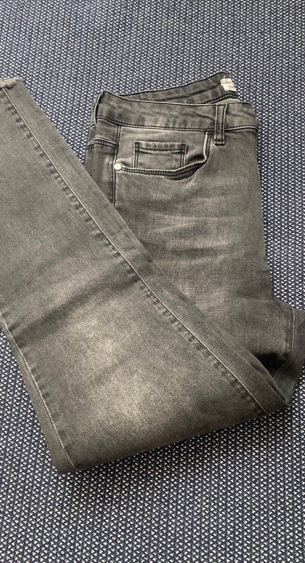Gri  Denim Pantolon - Görsel 2