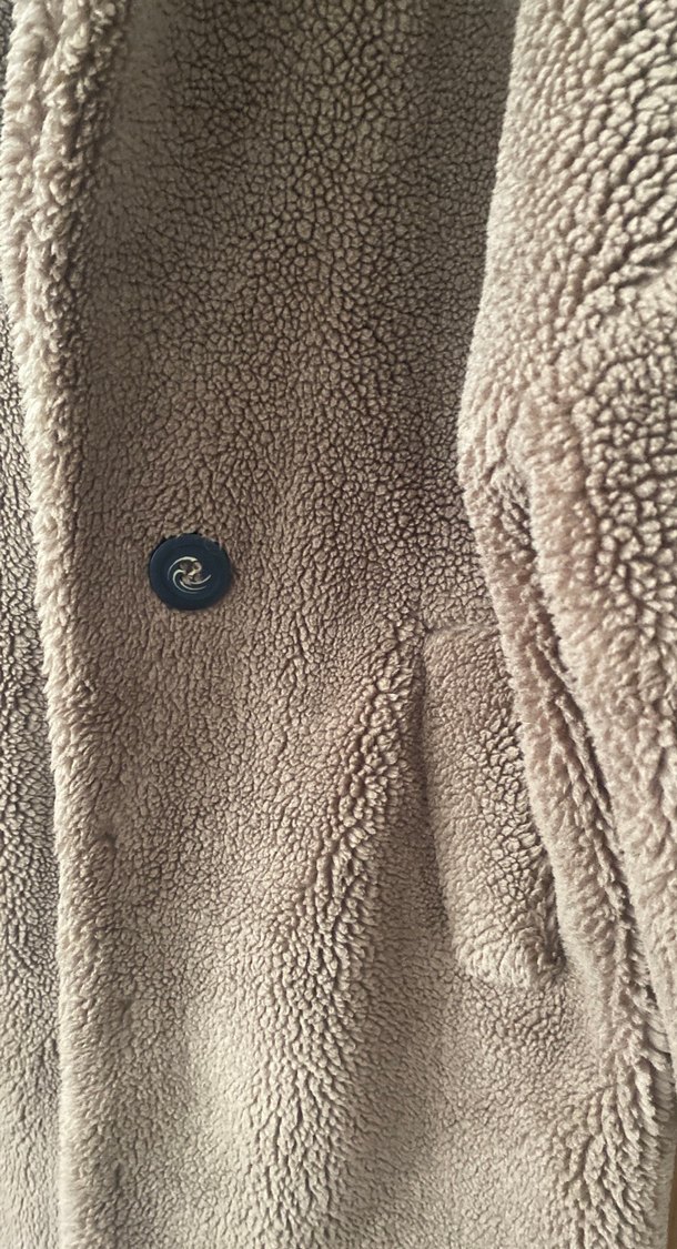 Kahverengi Kürk Detaylı oversize  Kadın Kaban - Görsel 5