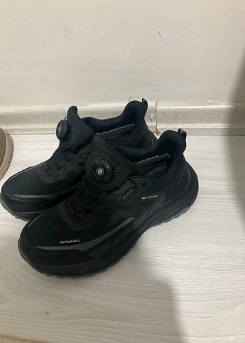 Bayan Siyah Bağcıklı Spor Ayakkabı - Görsel 4