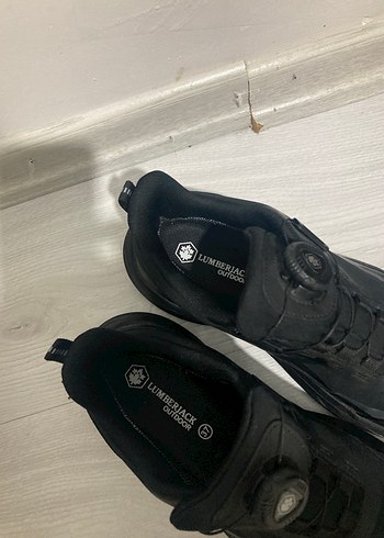 Bayan Siyah Bağcıklı Spor Ayakkabı - Görsel 3