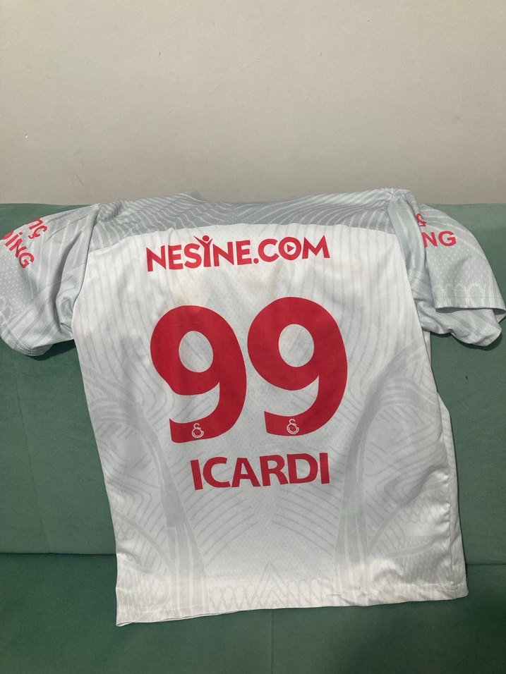 Galatasaray Erkek Kısa Kollu Beyaz Forma - Görsel 2