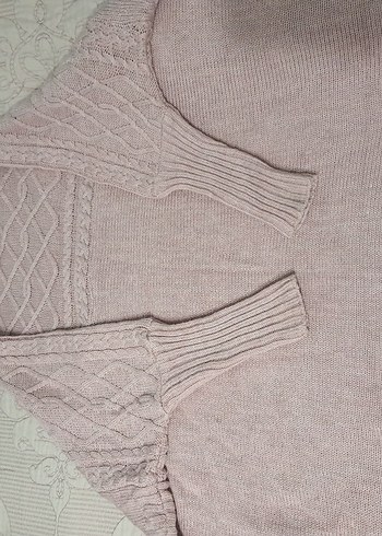 xxl Beden bohem bayan şal triko tunik pembe renk geniş beden xxl
