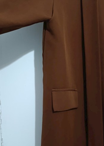 kahverengi ceket blazer - Görsel 2