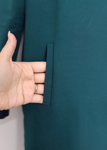 zümrüt yeşili ceket blazer - Görsel 3