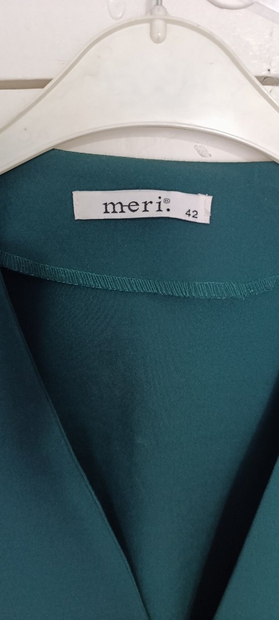 zümrüt yeşili ceket blazer - Görsel 4