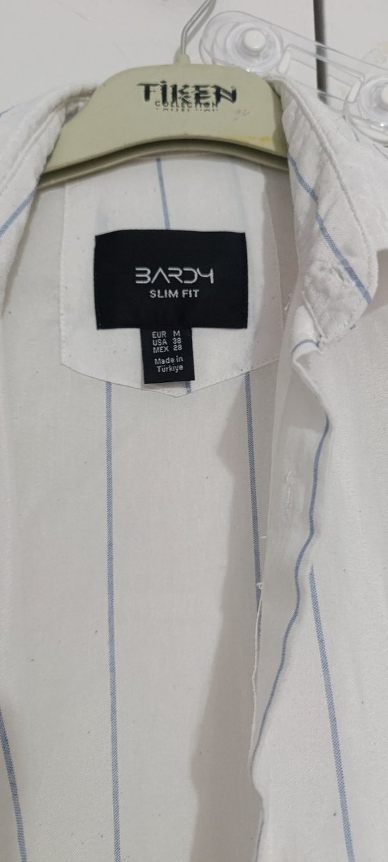 Beyaz Erkek Uzun Kollu Pamuklu Gömlek - Görsel 3