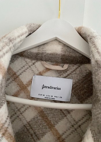 m Beden Stradivarius kaşe gömlek ceket