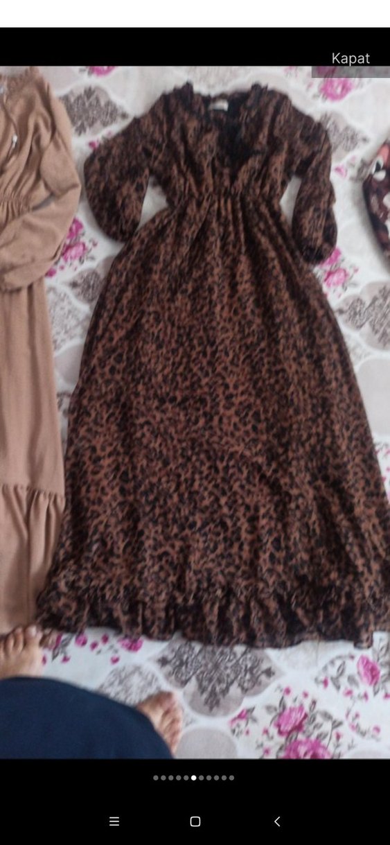 uzun elbise - Görsel 5