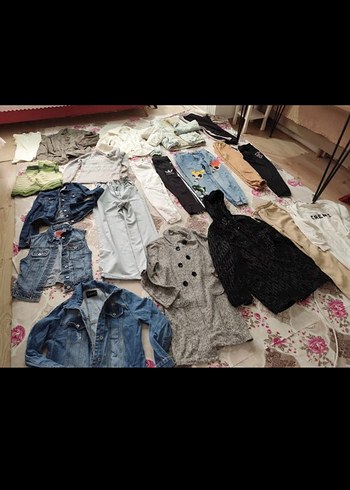 11 ve 12 ve 13ve 14  yaşa uygun kız çocuk kıyafeti - Görsel 5