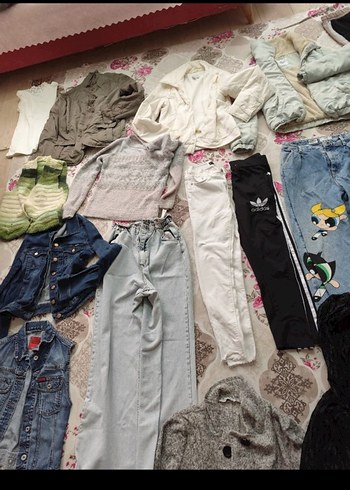 11 ve 12 ve 13ve 14  yaşa uygun kız çocuk kıyafeti - Görsel 10