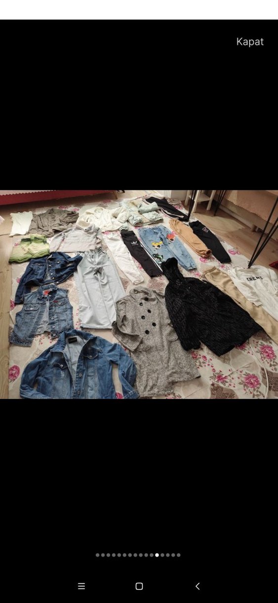 11 ve 12 ve 13ve 14  yaşa uygun kız çocuk kıyafeti - Görsel 5