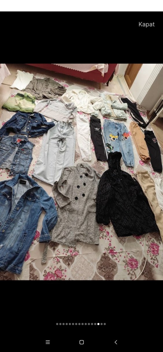 11 ve 12 ve 13ve 14  yaşa uygun kız çocuk kıyafeti - Görsel 4