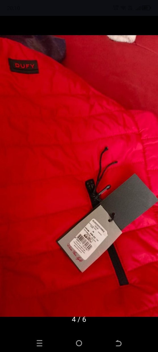 Kırmızı Fermuarlı kadın  ve erkek Kolsuz Mont - Görsel 3