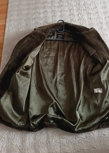 Kahverengi Kadın Suni Kürk Kaban - Görsel 3