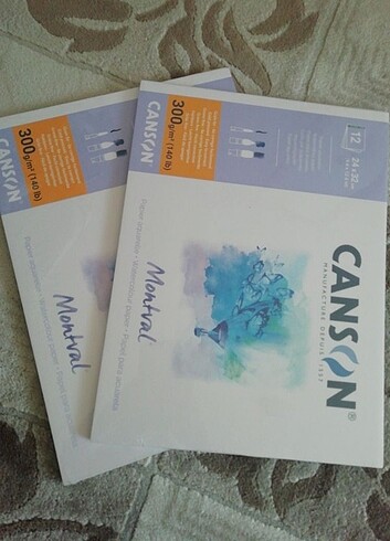 Canson montval suluboya blok defter 2 adet 