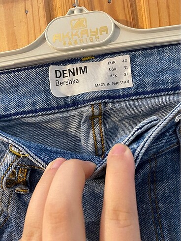 40 Beden mavi Renk Skinny jean