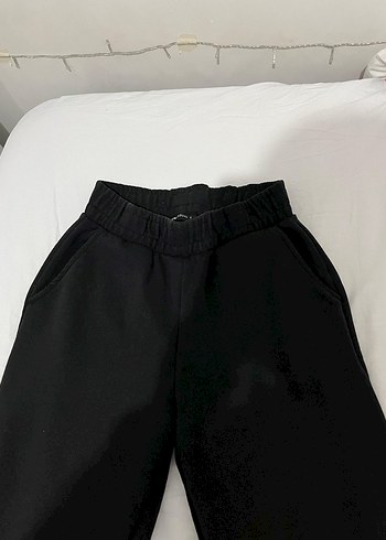 Siyah Rahat Kesim Kadın Eşofman - Görsel 3