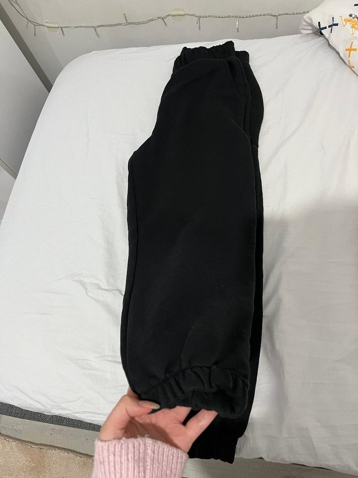 Siyah Rahat Kesim Kadın Eşofman - Görsel 2