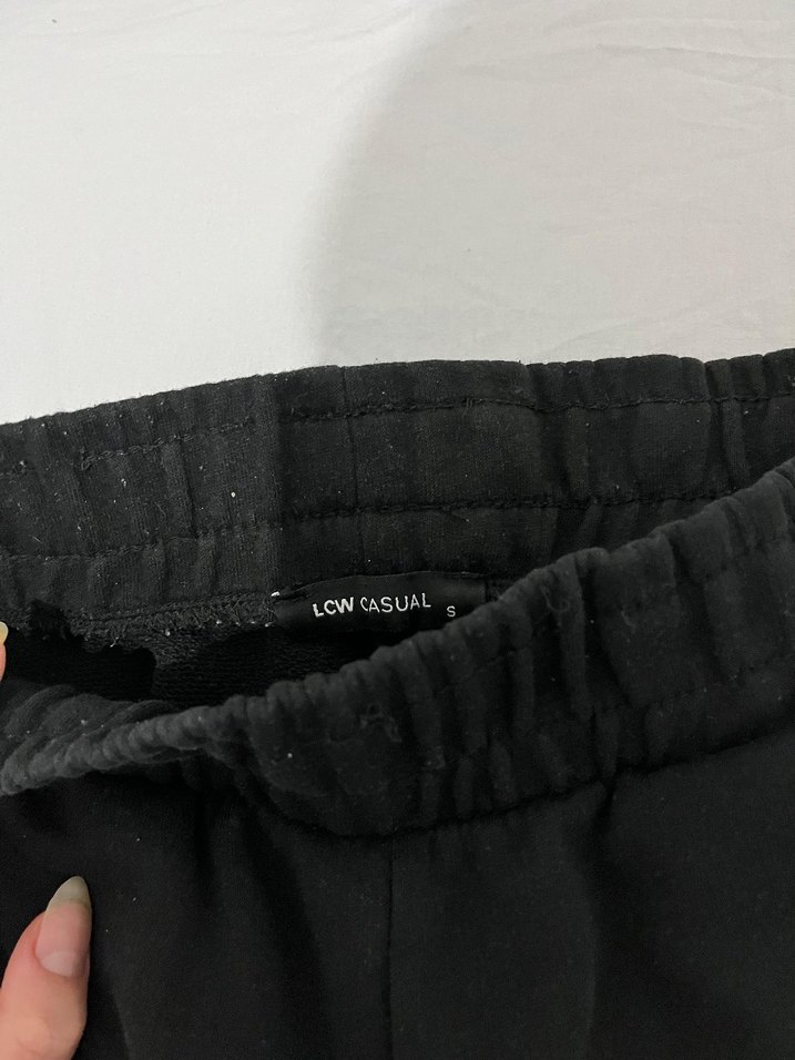 Siyah Rahat Kesim Kadın Eşofman - Görsel 4