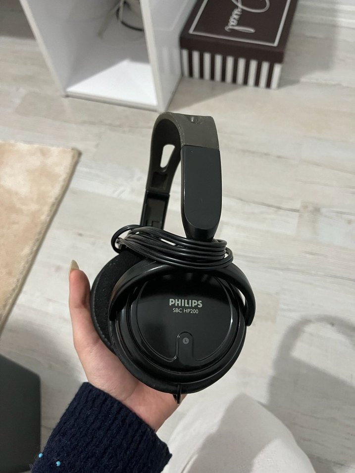 Philips Kablolu Siyah Kulaklık - Görsel 2