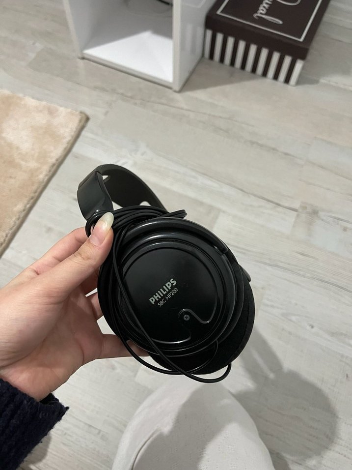 Philips Kablolu Siyah Kulaklık - Görsel 3