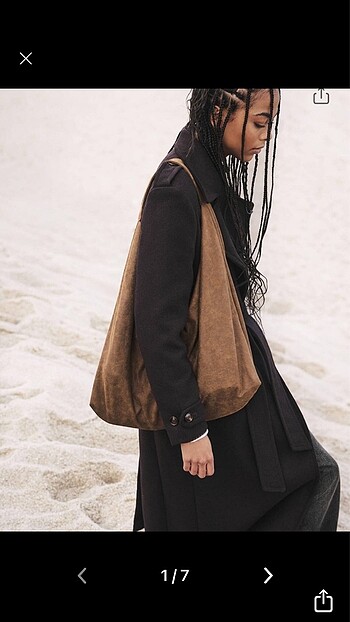 Pull bear süet çanta
