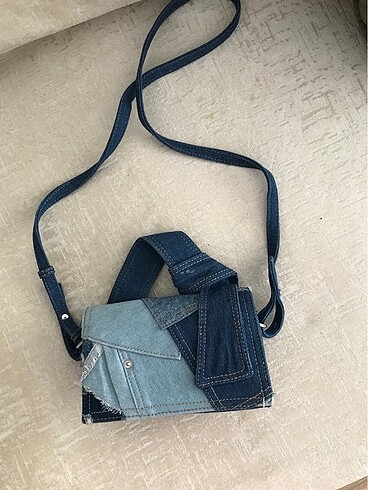 Zara viral denim çanta