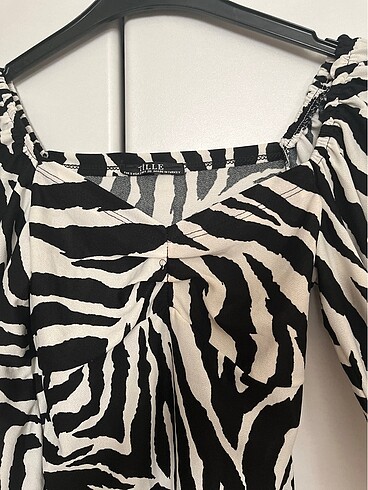 Diğer Zebra desenli crop