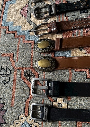 Kadın Deri Kemerler - Vintage Tarz - Görsel 3