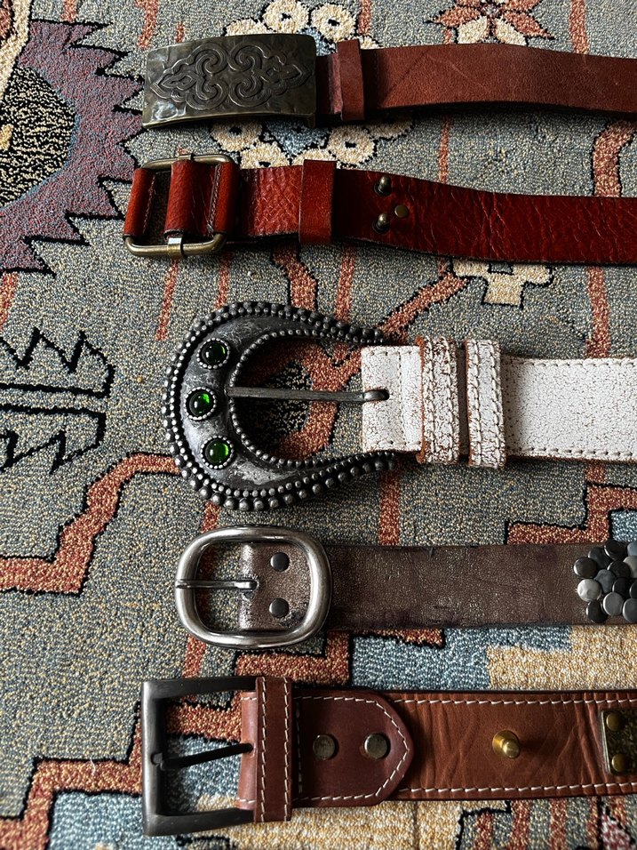 Kadın Deri Kemerler - Vintage Tarz - Görsel 5