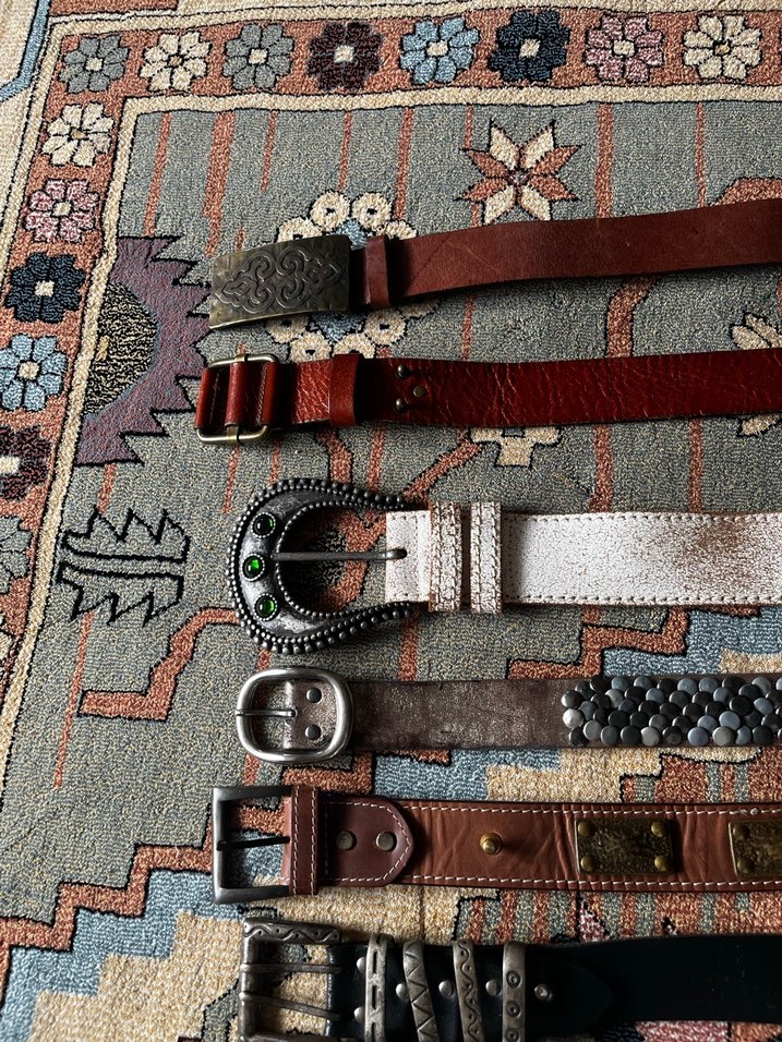 Kadın Deri Kemerler - Vintage Tarz - Görsel 2