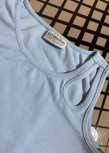 Pastel Mavi Çocuk Atlet - Görsel 3