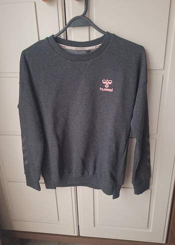 Hummel,Gri Uzun Kollu Kadın Sweatshirt
