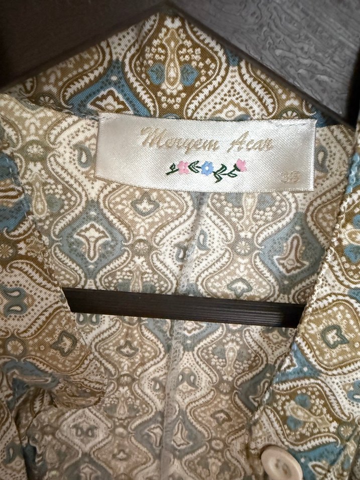 Bohem Stil Uzun tesettür Elbise - Görsel 5