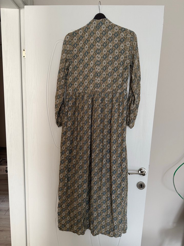 Bohem Stil Uzun tesettür Elbise - Görsel 2