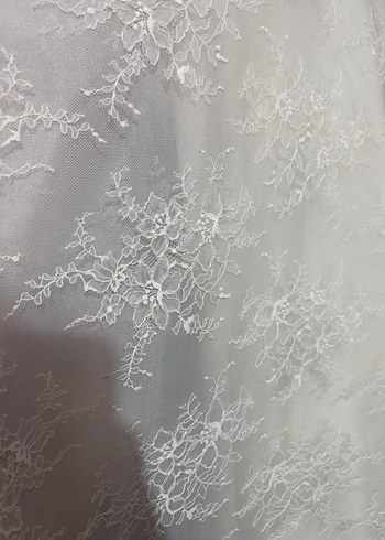 Fransız Dantel Tesettür Gelinlik - Görsel 3