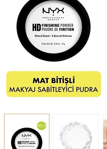 NYX Transparan Sabitleyici Pudra - Görsel 4