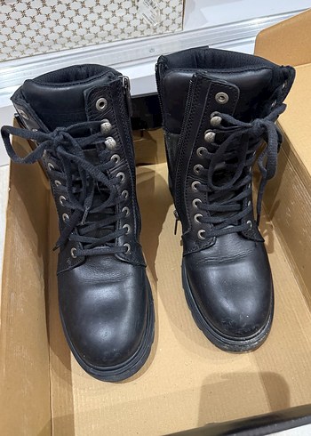 Harley Davidson Hakiki Deri Bot - Görsel 2