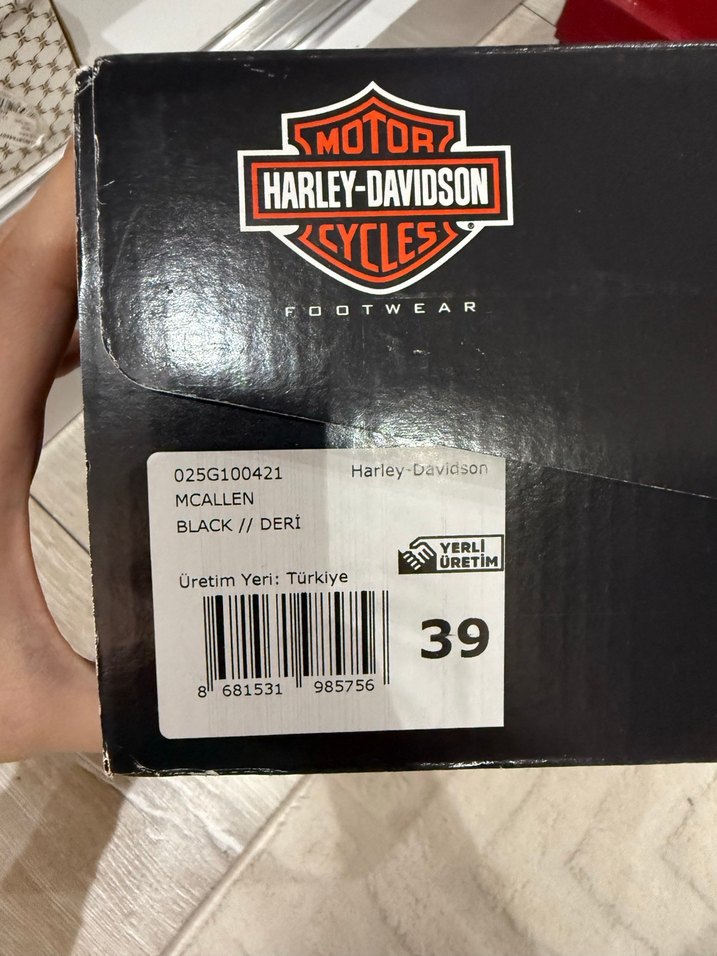 Harley Davidson Hakiki Deri Bot - Görsel 5