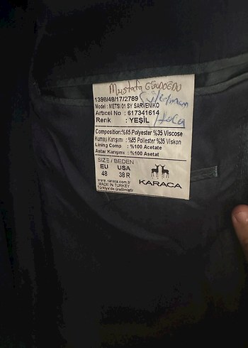 Karaca  marka 48 Slim Fit Takım Elbise - Görsel 3