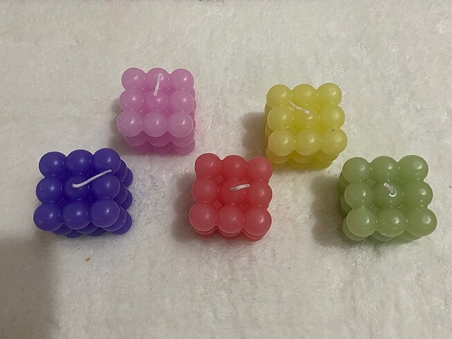  Beden çeşitli Renk Bubble mum
