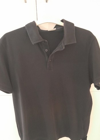 l Beden siyah Renk lacivert Erkek Polo Yaka Tişört renginde h solma var