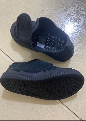 Siyah cırt cırtlı sneaker - Görsel 2