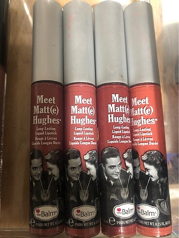 The balm meet matt(e) Hughes mat rujları