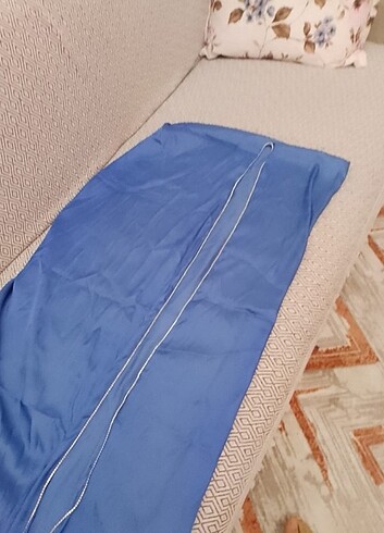 42 Beden mavi Renk Tesettür abiye