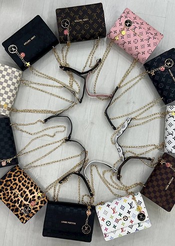 Beden Michael Kors Zincir Detaylı Mavi Yılan Desenli Çanta