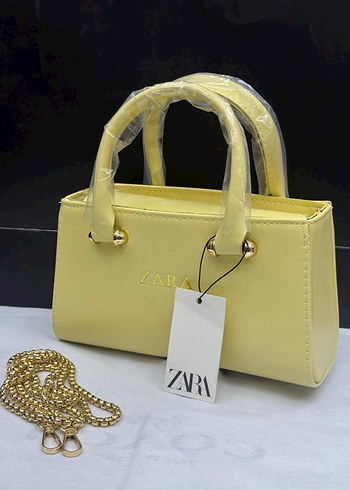 Diğer Bej Deri Kadın El Çantası - Zara model