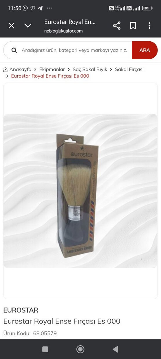 Eurostar Royal Ense Fırçası Es 000 - Görsel 5