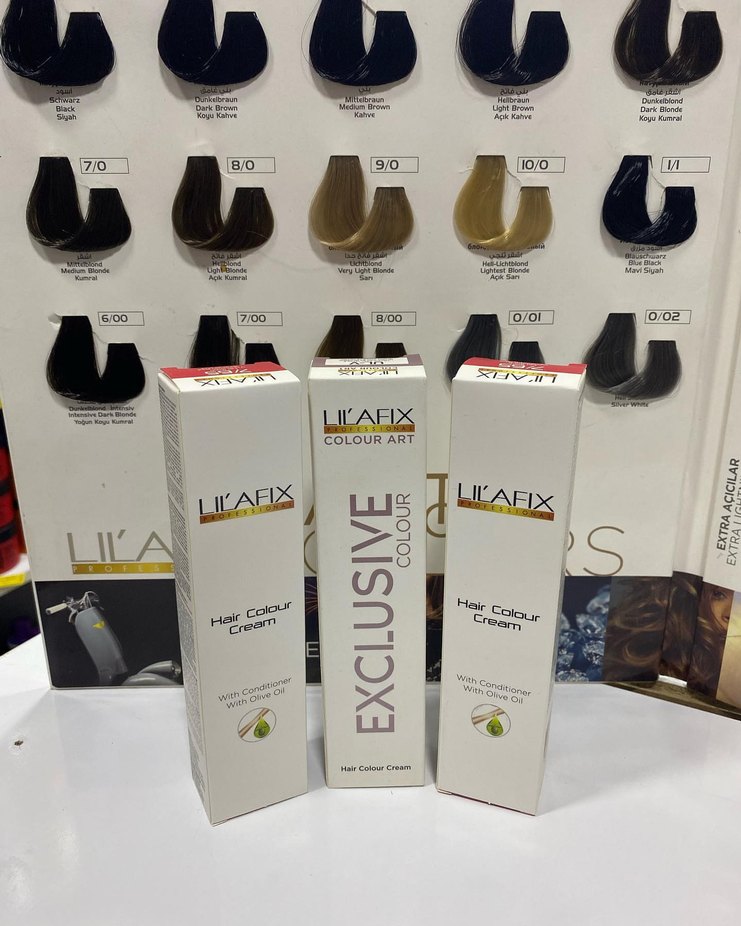 Saç Boyası Renk Kartelası - Görsel 5